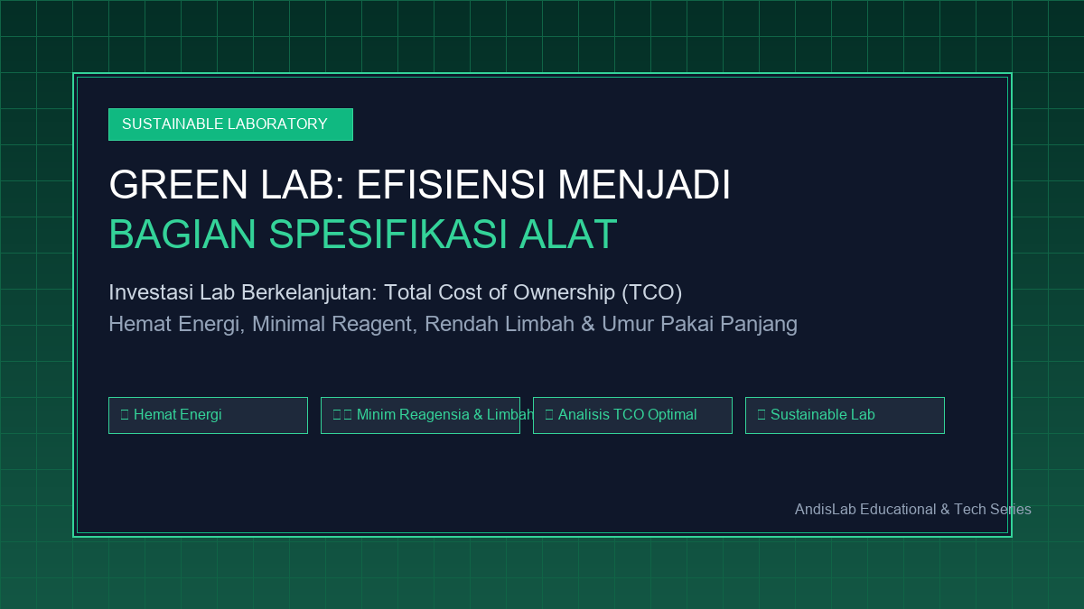 Green Lab & Sustainable Equipment